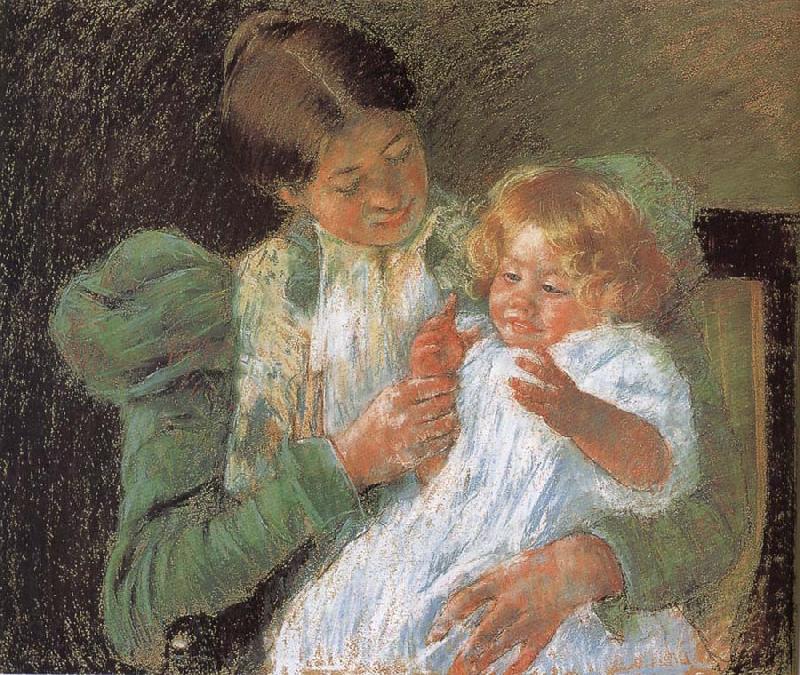 Mary Cassatt Mother and son Germany oil painting art